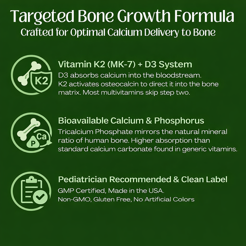 Bone Growth Gummy - Strawberry Flavor