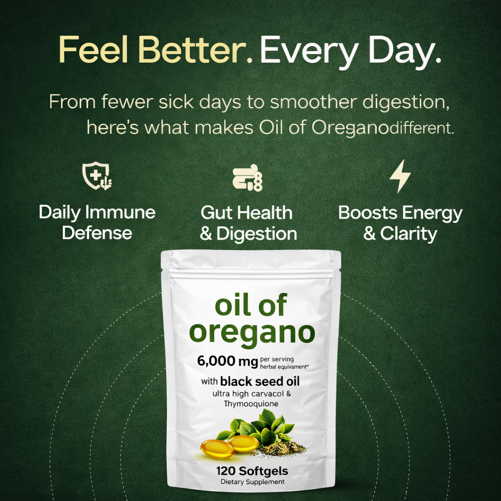 Oil of Oregano with Black Seed Oil