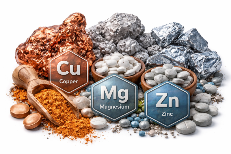 Copper, Magnesium, and Zinc