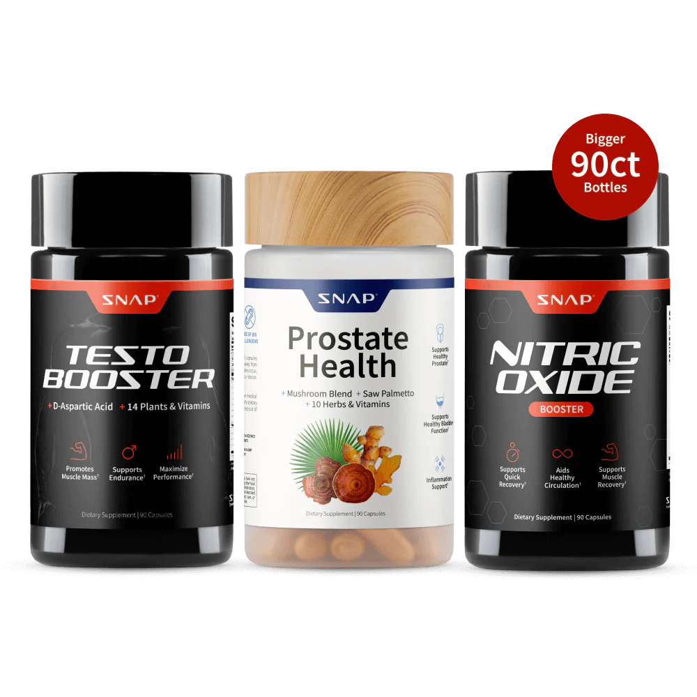 Ultimate Men's Trio - "Big Boy" Bundle (90ct Bottles)