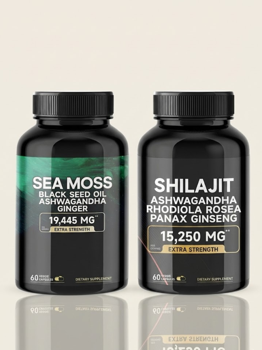 Shilajit & Sea Moss - Vitality & Nourishment
