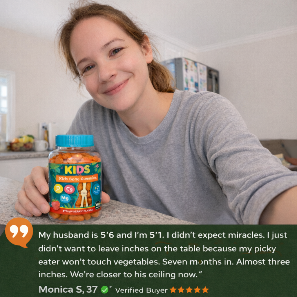 Bone Growth Gummy - Strawberry Flavor